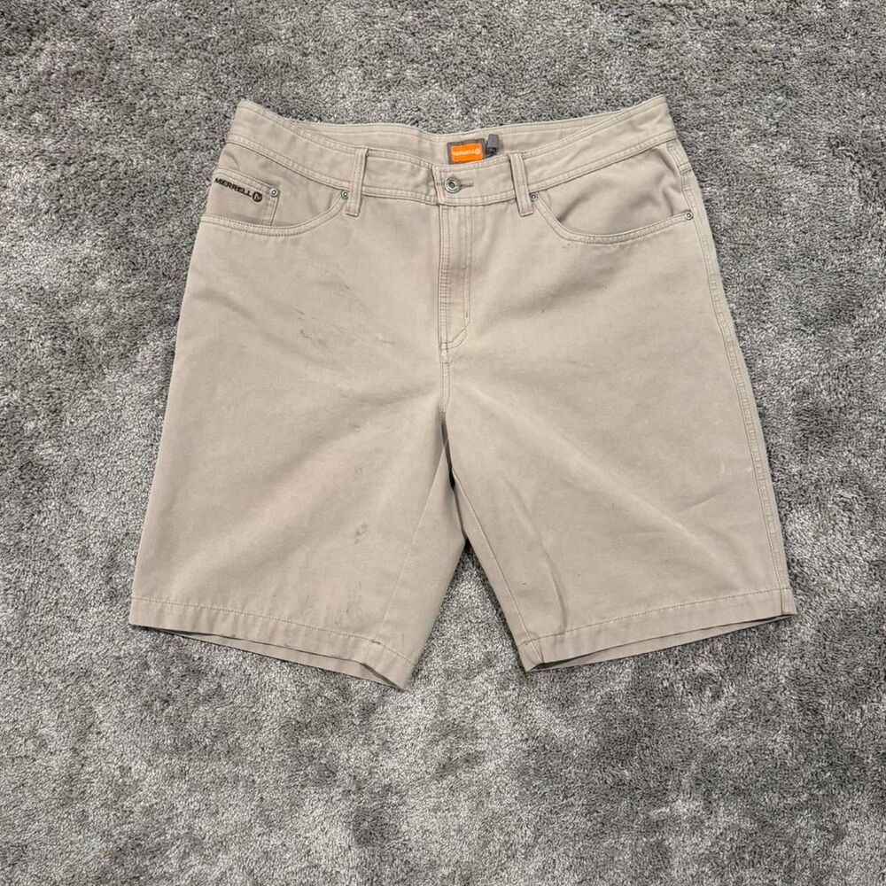 Merrell Men's Tan and Cream Shorts